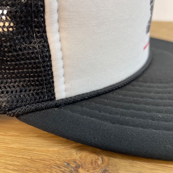 Railroad Pass Hotel & Casino Henderson Nevada Black White Trucker Hat VINTAGE - Picture 4 of 9